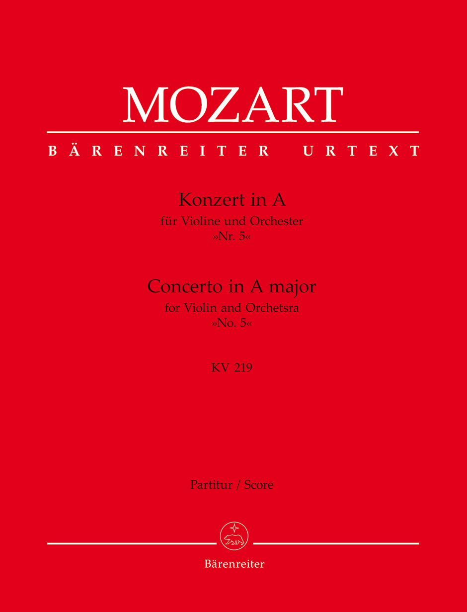 Koncert pro housle a orchestr č. 5 A dur KV 219