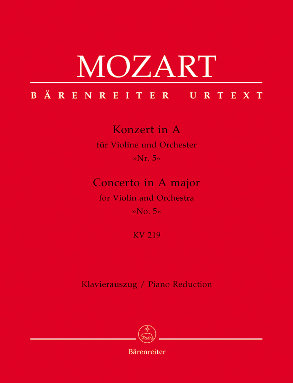 Koncert pro housle a orchestr č. 5 A dur KV 219