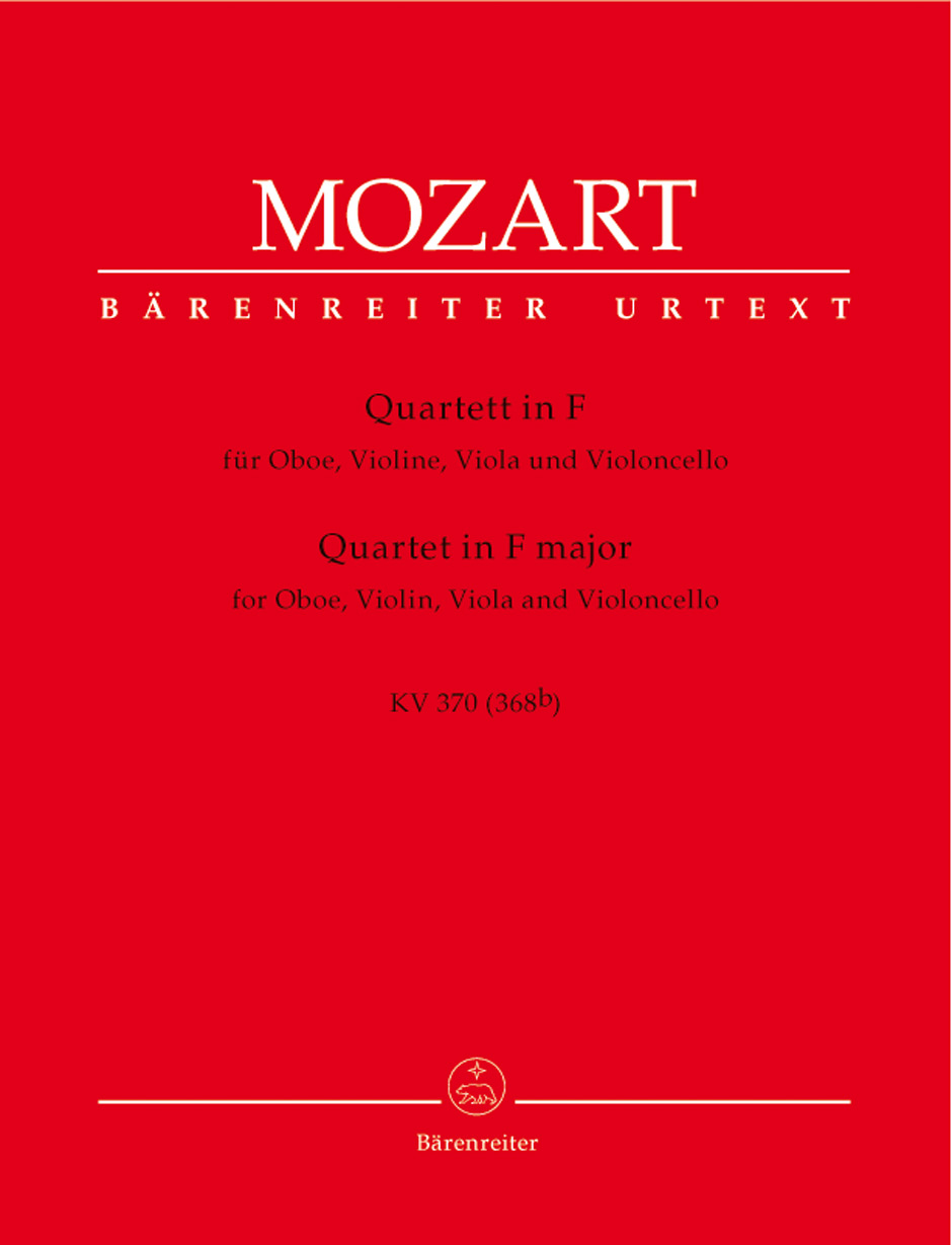 Kvartet F dur KV 370 (368b) pro hoboj, housle, violu a violoncello