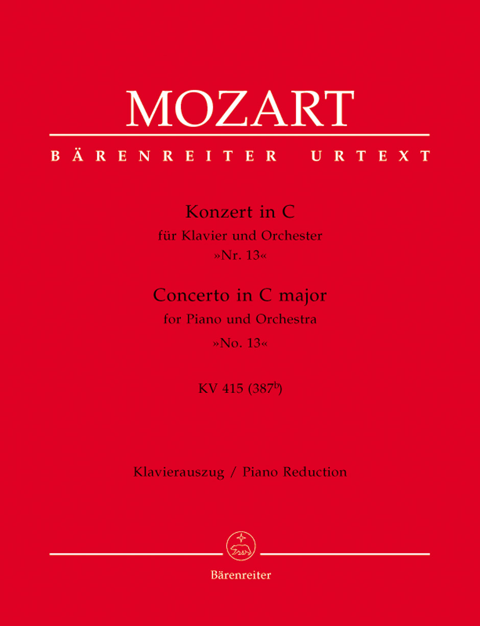 Koncert pro klavír a orchestr č. 13 C dur KV 415 (387b)
