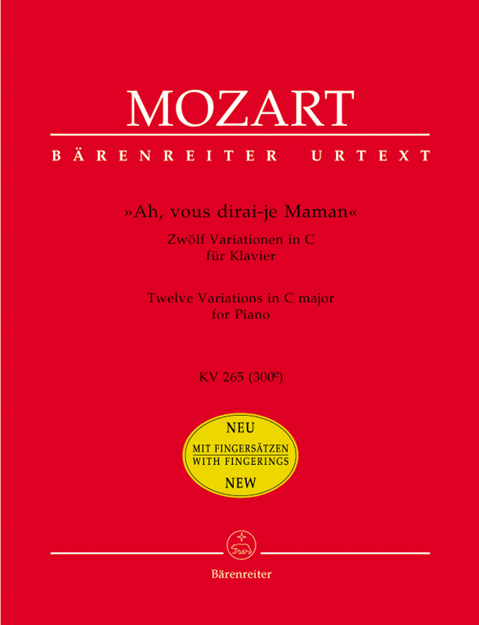 12 variací in C pro klavír KV 265 (300e)