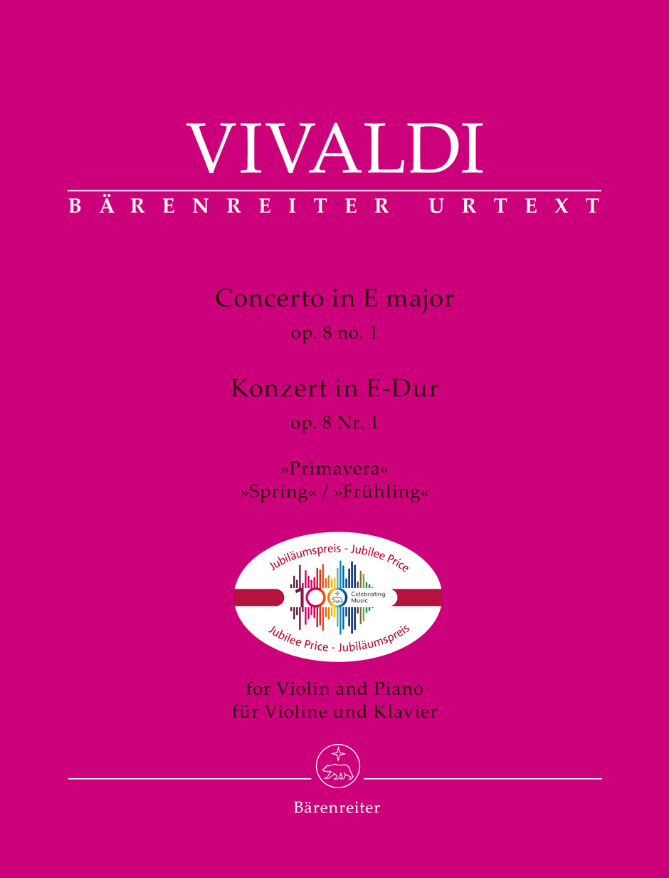 Koncert E dur op. 8, č. 1 pro housle a klavír 
