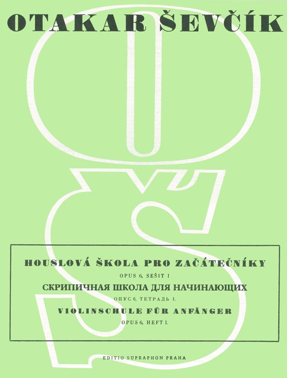 Houslová škola pro začátečníky op. 6, sešit 1