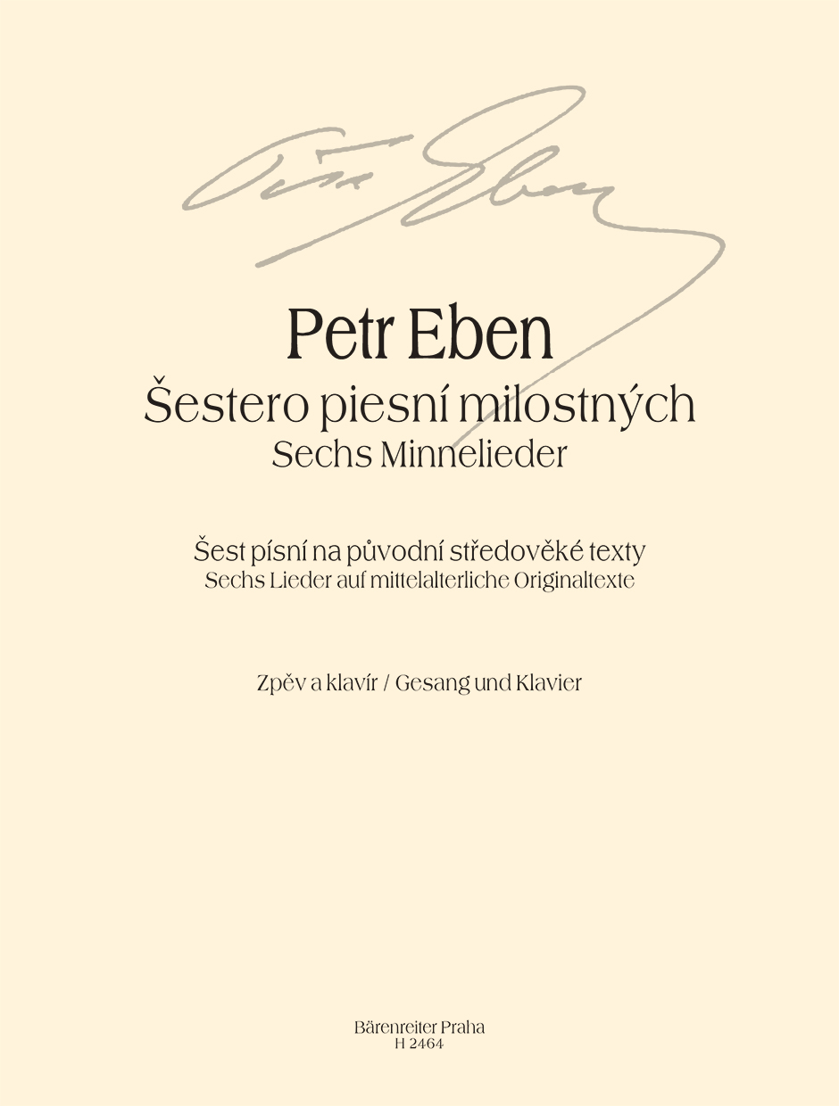 Šestero piesní milostných